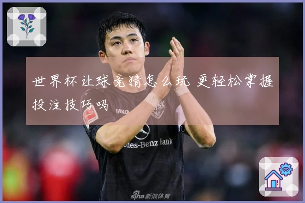 世界杯让球竞猜怎么玩 更轻松掌握投注技巧吗
